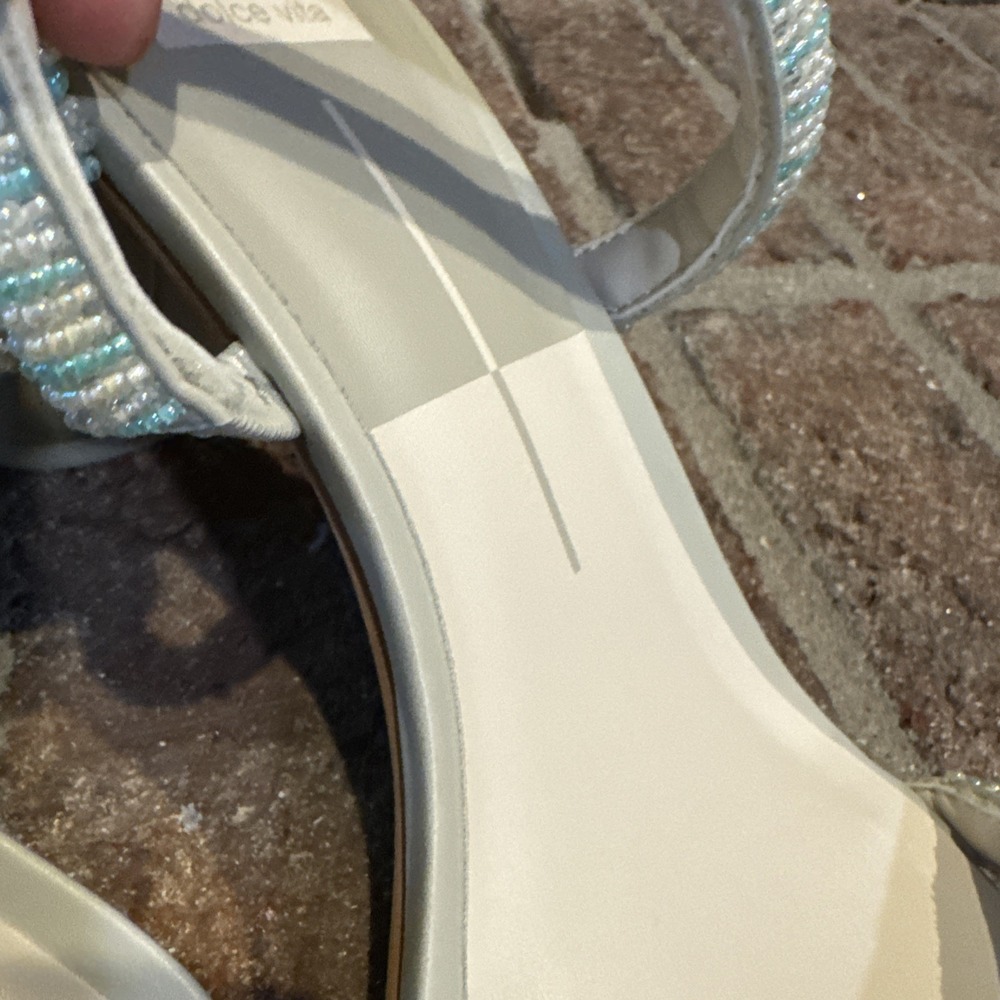 Dolce Vita‎ Womens Nolah Beaded Sandals Mint Multi Leather Block Heel Slides 9 - Picture 15 of 16